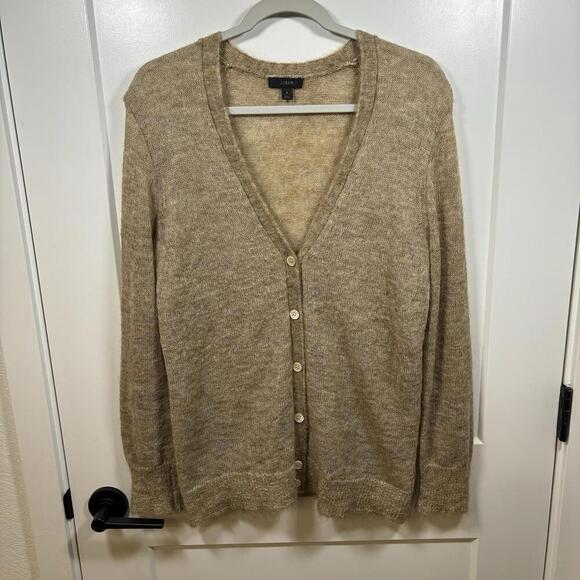 J. Crew Sweaters - J. Crew Mohair Blend Knit Cardigan Boyfriend Cardigan Button Down Old Money Sz S